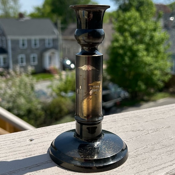 Kuro-Shibu Bronze Candlestick Export MCM